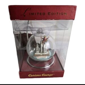 2001 Lenox Macy's Parade Commemorative CURIOUS GEORGE Visits NY Glass Ornament